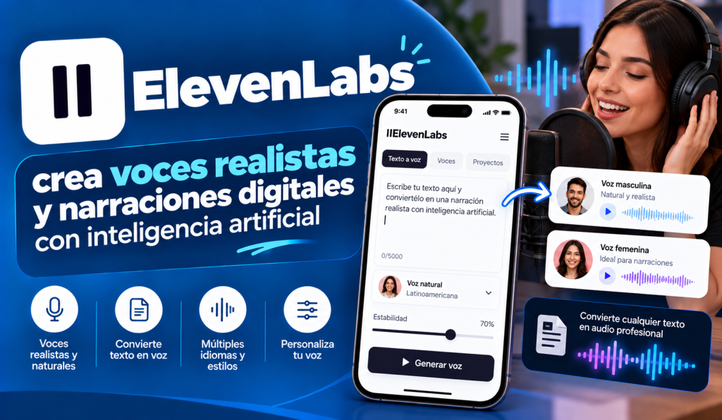 ElevenLabs voces con IA