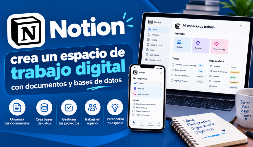 Notion espacio de trabajo
